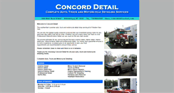 Desktop Screenshot of concorddetail.com
